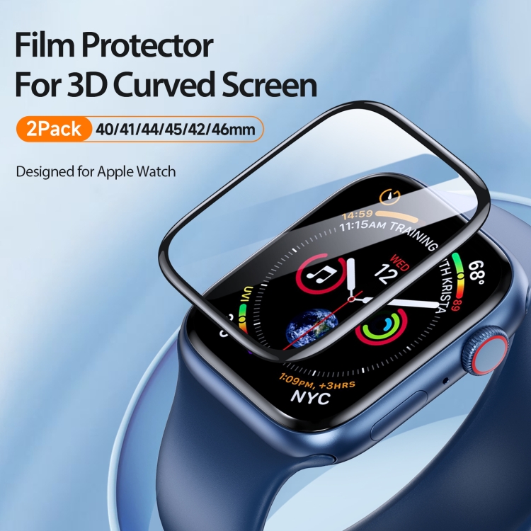 DUX DUCIS APPLE WATCH SERIES 10/11 42MM PMMA COMPOSITE FILM BLACK Pmma005 thumbnail 3