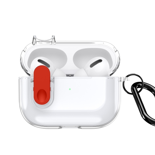 DUXDUCIS AIRPODS PRO 2 PECL SERIES CASE CLEAR RED PECL0039