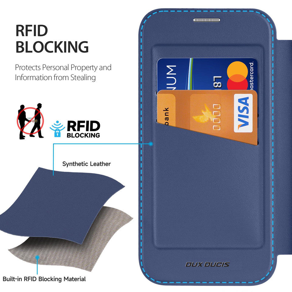 DUX DUCIS IPHONE 17 PRO MAX SKIN X PRO CASE WITH MAGNETIC STAND BLUE SKIN-X0509 thumbnail 5