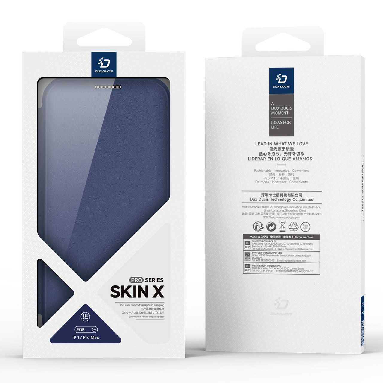 DUX DUCIS IPHONE 17 PRO MAX SKIN X PRO CASE WITH MAGNETIC STAND BLUE SKIN-X0509 thumbnail 8