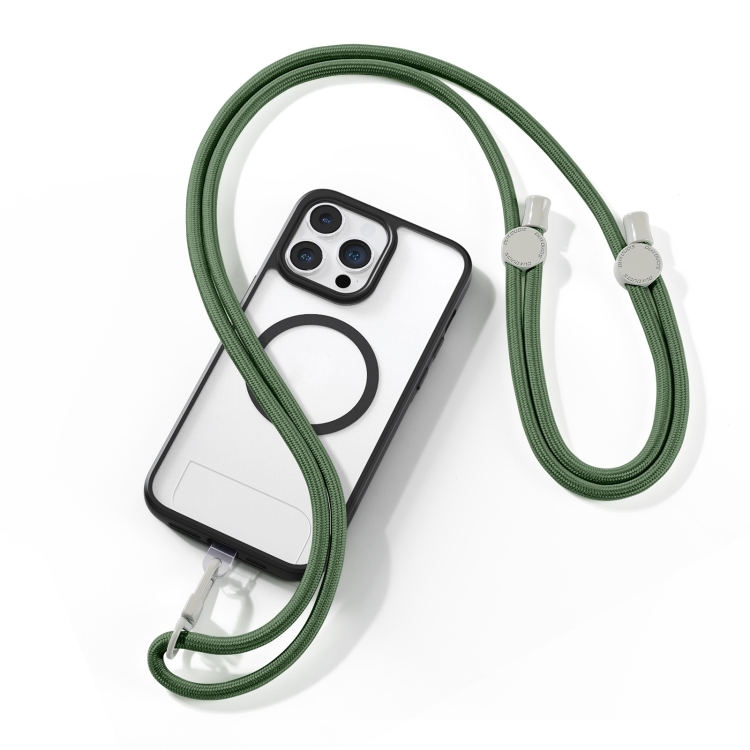 DUXDUCIS PLAZ SERIES CROSSBODY PHONE LANYARD ARMY GREEN PLAZ0002 thumbnail 2