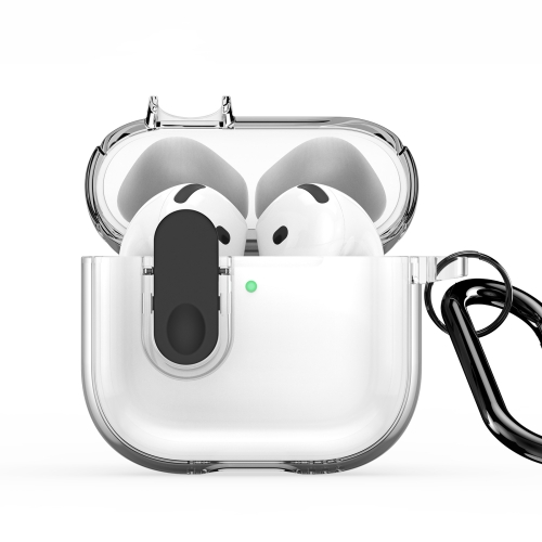 DUXDUCIS AIRPODS 4 PECL SERIES CASE CLEAR BLACK PECL0046