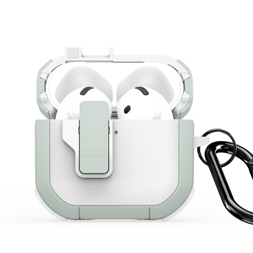 DUXDUCIS AIRPODS 4 PECP SERIES CASE WHITE GREEN PECP0003
