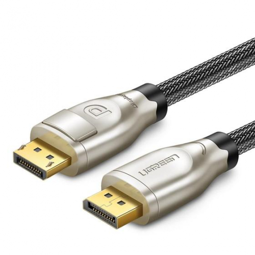 UGREEN DISPLAYPORT 1.2 MALE TO MALE CABLE WITH NYLON BRAID 2M BLACK 30120