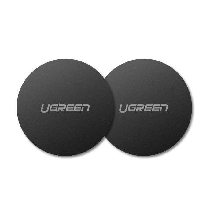 UGREEN ROUNDED METAL PLATE FOR MAGNETIC PHONE STAND 2 PACK BLACK 30836