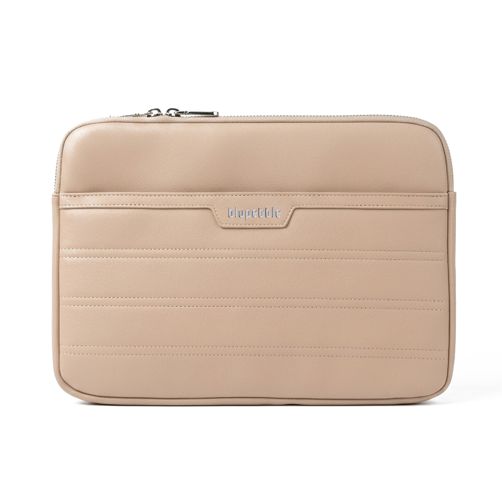 BLUPEBBLE MACBOOK SLEEVE 14 INCH ESSENTIAL BIEGE BP-ESSENTIAL-BGE