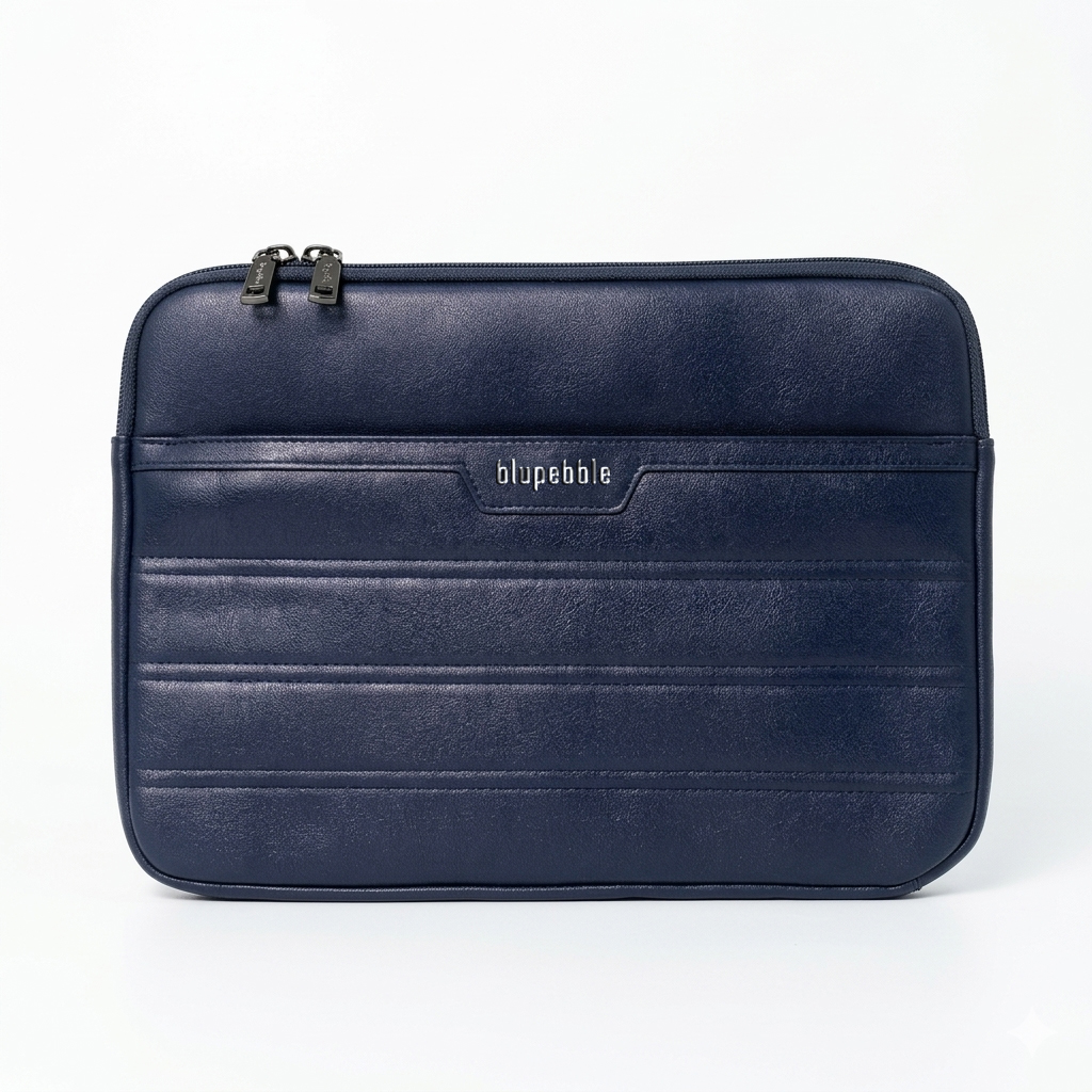 BLUPEBBLE MACBOOK SLEEVE 14 INCH ESSENTIAL BLUE BP-ESSENTIAL-BL