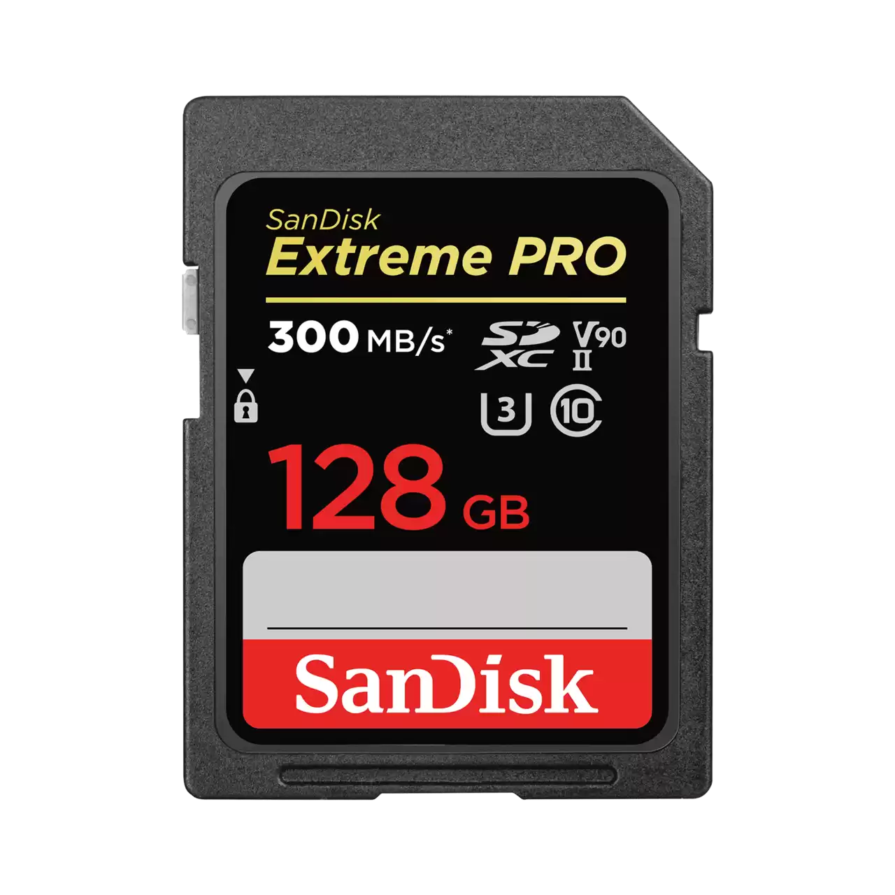 SANDISK EXTREME PRO 128GB SDXC UHS-II CARD SPEED UP TO 300 MB/S READ 260 MB/S WRITE SDSDXDK-128G-GN4IN