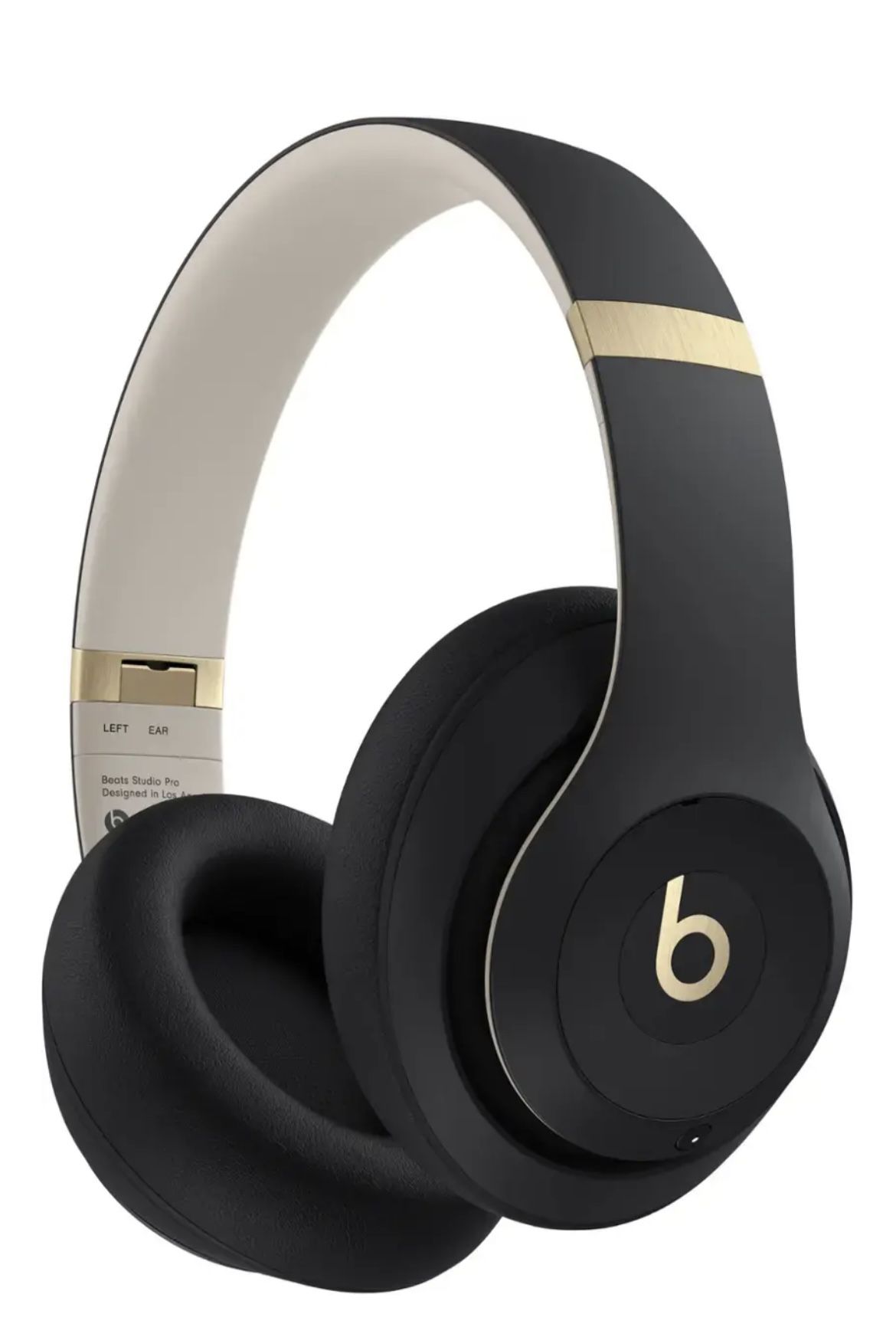 BEATS STUDIO PRO WIRELESS NOISE CABCELLING OVER EAR HEADPHONE BLACK GOLD MC2N4 thumbnail 3
