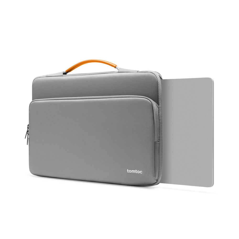 TOMTOC DEFENDER A14 14 INCH LAPTOP BRIEFCASE GRAY A14D3G4 thumbnail 2