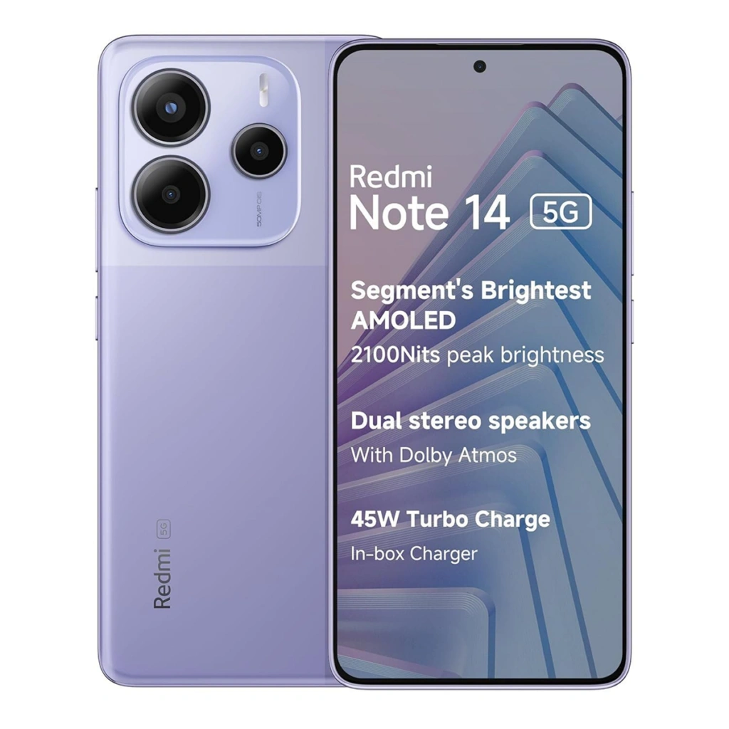 MI REDMI NOTE 14 5G 8GB RAM 256 ROM LAVENDER PURPLE