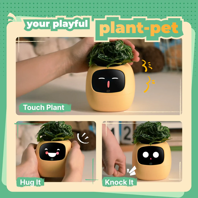 PLANTSIO IVY GEN 2 SMART PLANTER YELLOW thumbnail 3