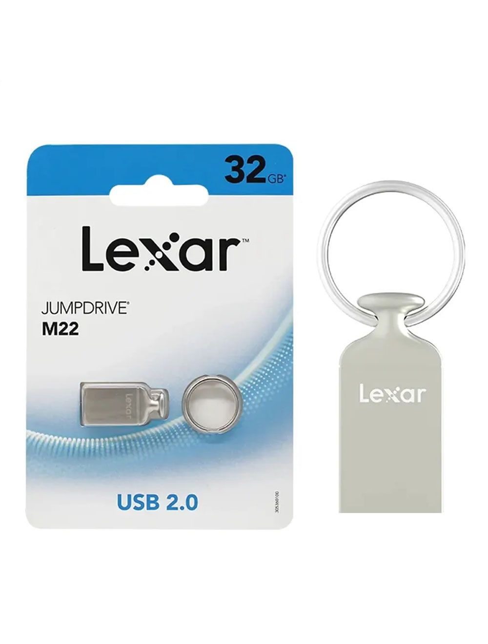 LEXAR JUMPDRIVE USB 2.0 32GB FLASH DRIVE M22 LJDM022032G-BNJNG