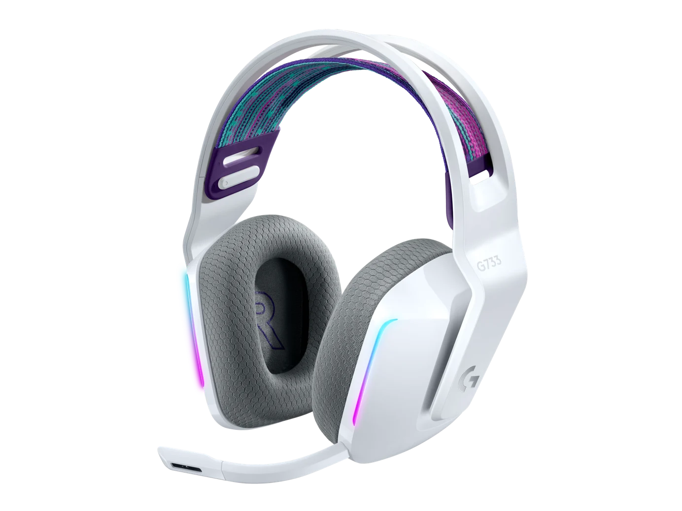LOGITECH G733 LIGHTSPEED WIRELESS GAMING HEADSET WHITE 981-000885