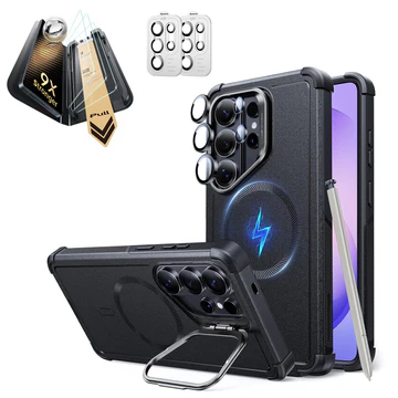 ESR CLASSIC HYBRID MAGNETIC CASE (STASH STAND) WITH S26 ULTRA CLEAR