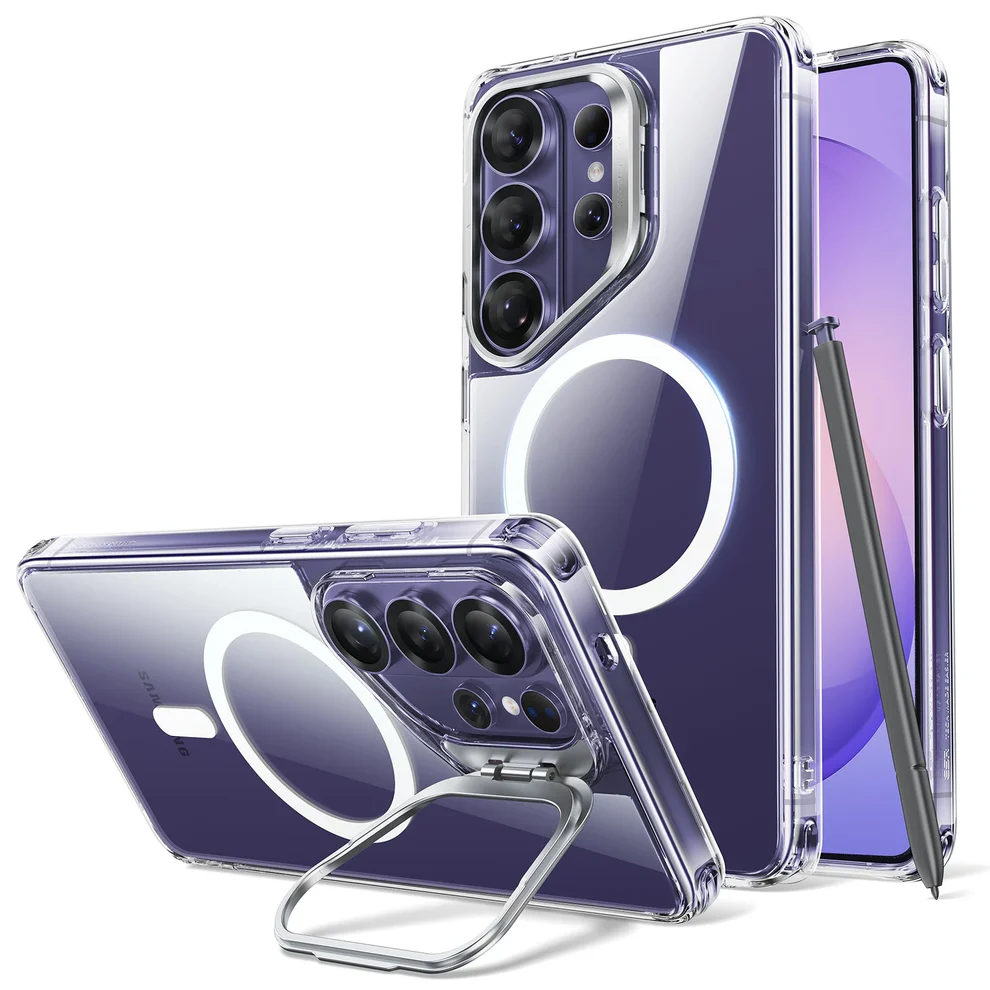 ESR CLASSIC HYBRID MAGNETIC CASE COMPATIBLE WITH S26 ULTRA CLEAR