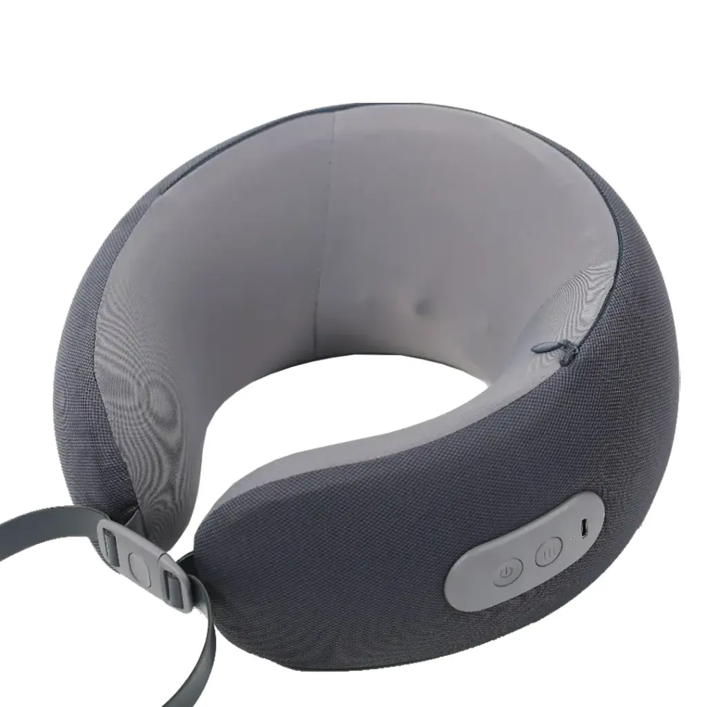 GREEN LION ERGONOMIC PILLOW WITH NECK MASSAGER FUNCTION GRAY GN29ERNECKGY
