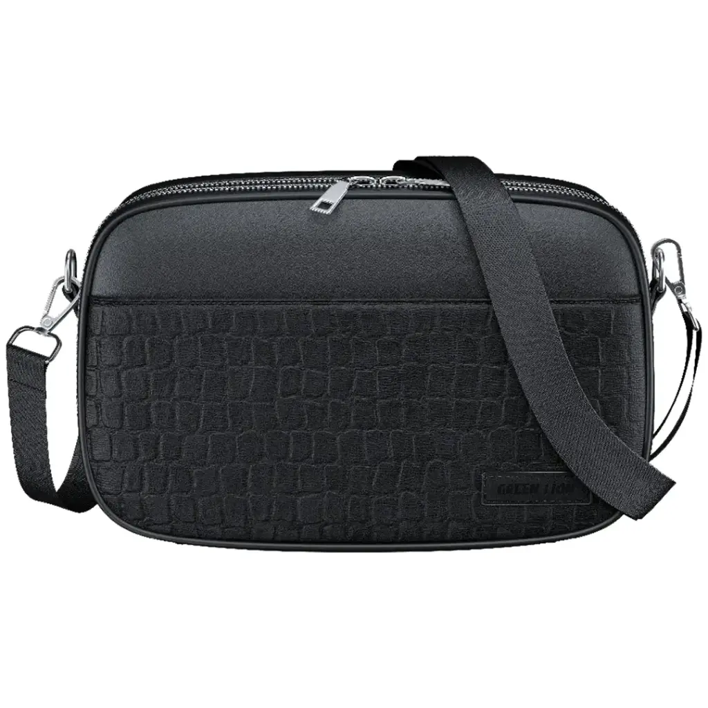 GREEN LION AIRO CROSSBODY BAG BLACK GNAIROCRBGBK