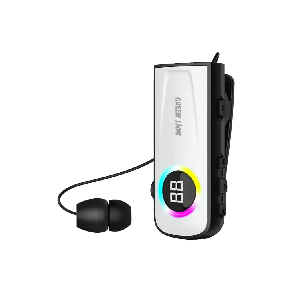 GREEN LION COMMUNICATE MONO BLUETOOTH HEADSET WHITE GNCOMONOBTWH