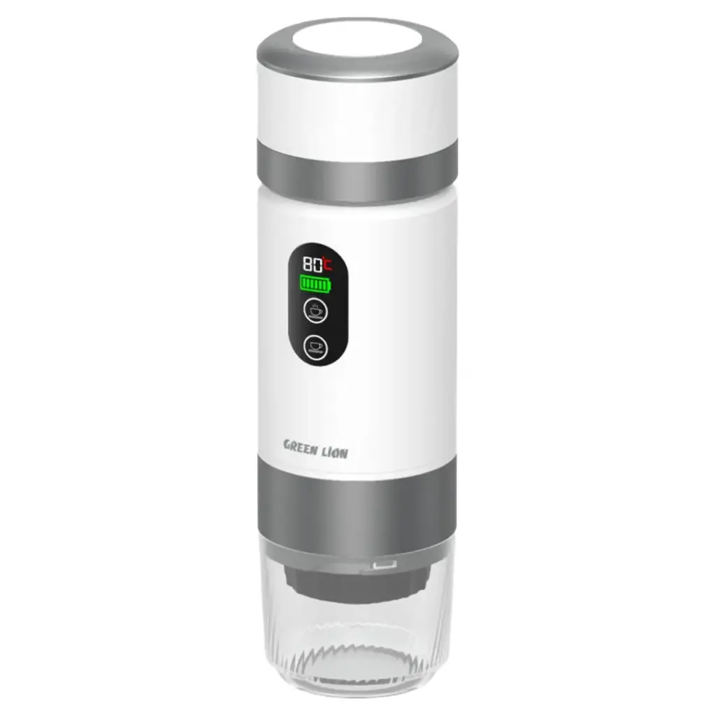GREEN LION CAMPINAS PORTABLE COFFEE MAKER 80ML WHITE GNCPNSCOFMWH