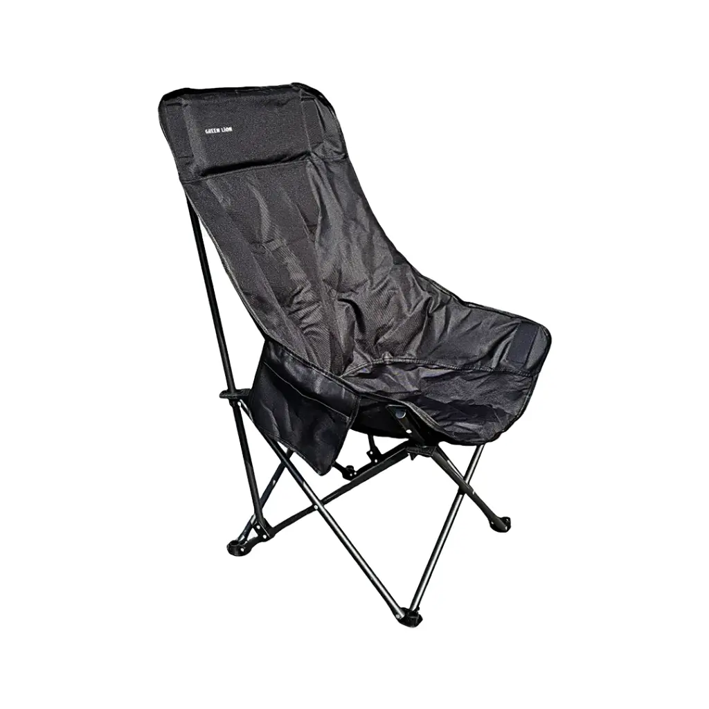 GREEN LION CAMPING CHAIR BLACK GNDSTRGCPCBK