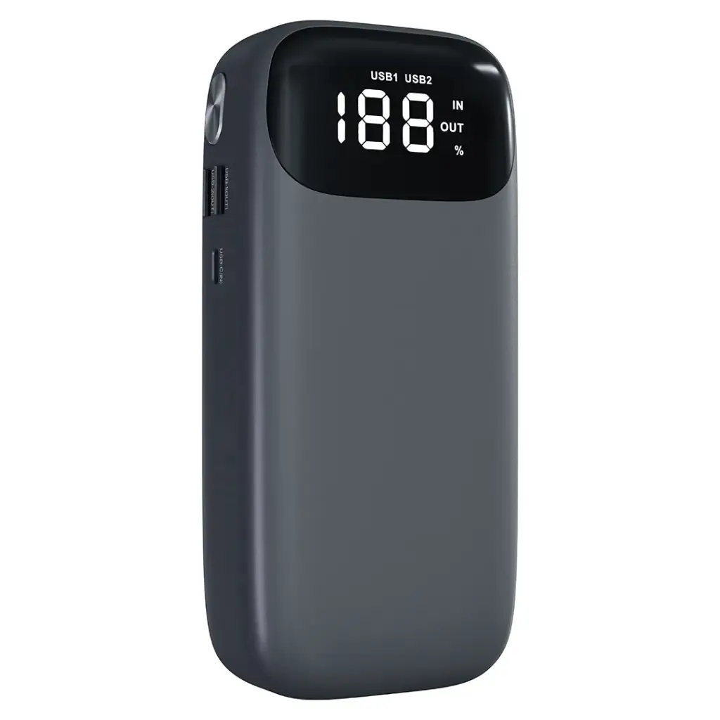 GREEN LION FLEX POWER JUMPER AND POWER BANK 10000MAH GRAY GNFLXJUMP10GY