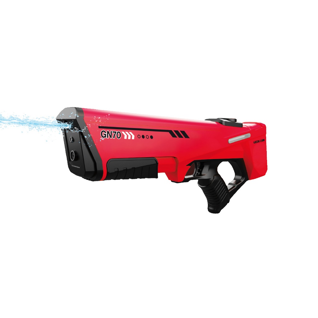GREEN LION GN70 WATER GUN AUTOMATIC & MANUAL MODE RED GNGN70WGBRD thumbnail 2