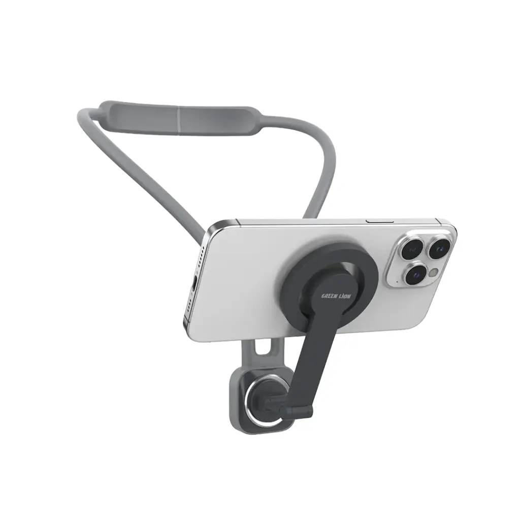 GREEN LION MAGSAFE NECK PHONE HOLDER GREY GNMGNCKHLGY