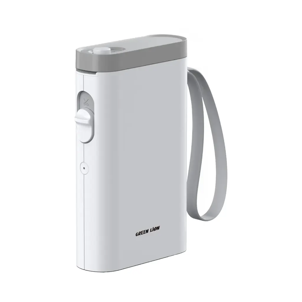 GREEN LION SNAP LABEL THERMAL PRINTER 14MM WHITE GNSNLBLPNTWH