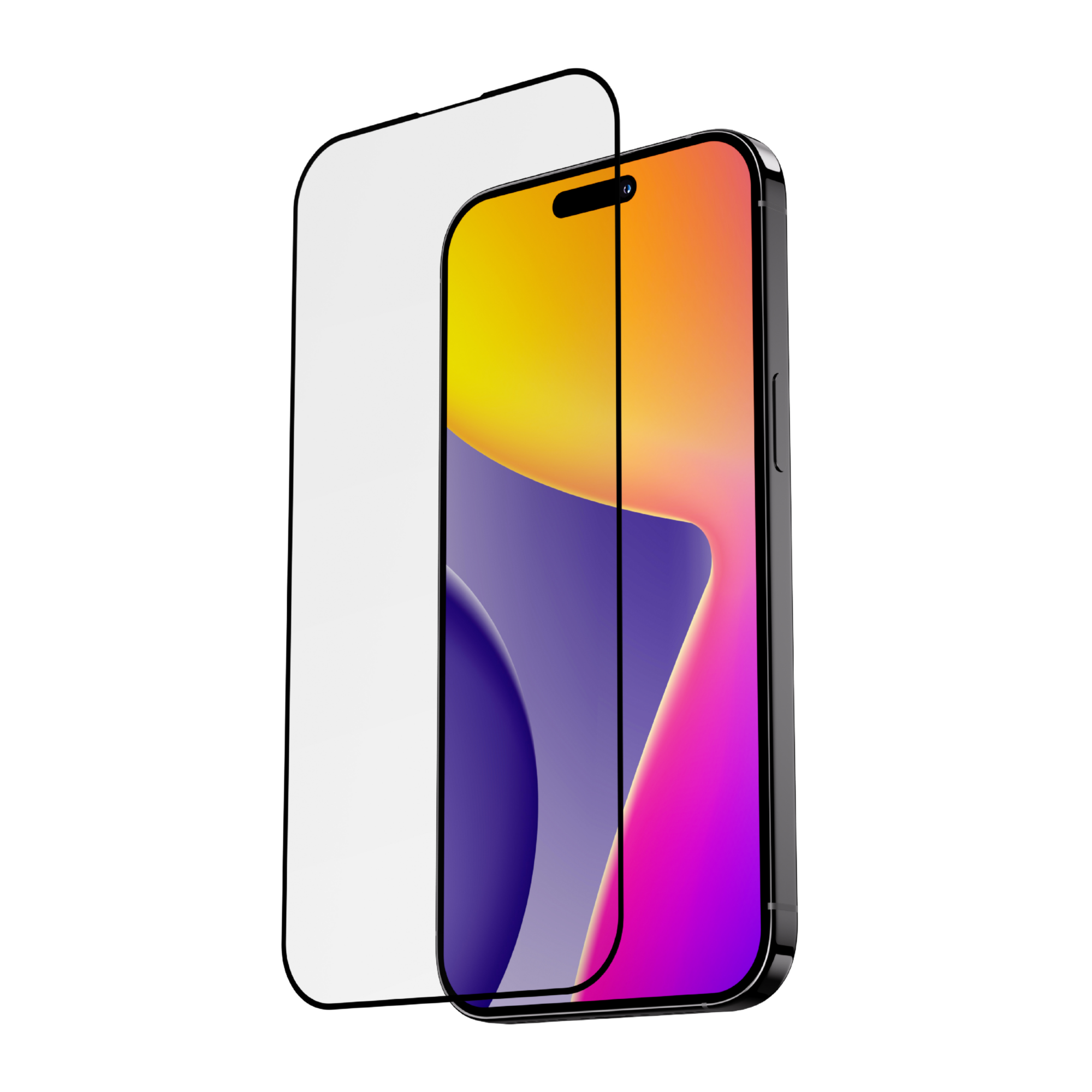 BLUPEBBLE GRAPHENE TEMPERED GLASS 2.5D CLEAR APPLICATOR IPHONE 15 PRO MAX BP-ROCKIP15PROMAX6.7AP-CL