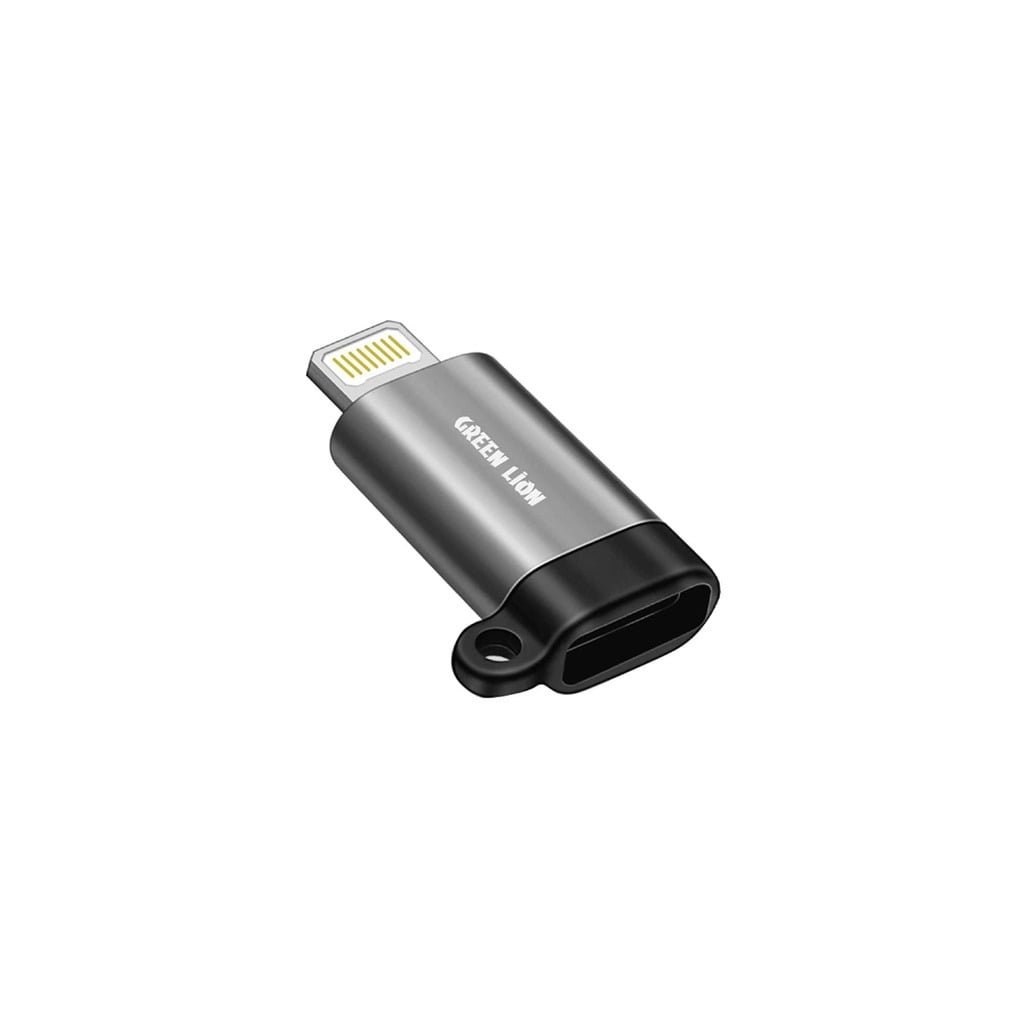 GREEN LION TYPE-C TO LIGHTNING ADAPTER GRAY GNLTOCACGY