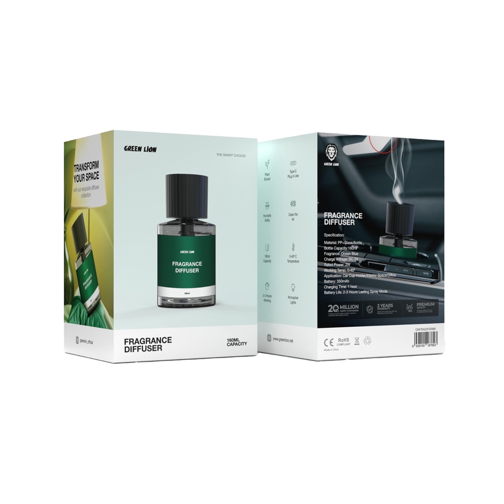 GREEN LION FRAGRANCE DIFFUSER BLACK GNFRADIFSRBK thumbnail 3