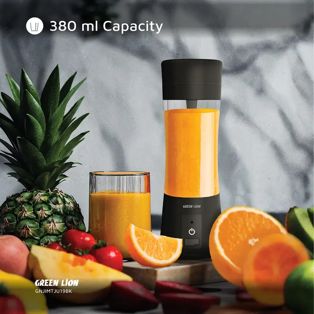 GREEN LION JUICE MATE PORTABLE JUICER 380ML WHITE GNJIMTJU19WH thumbnail 4