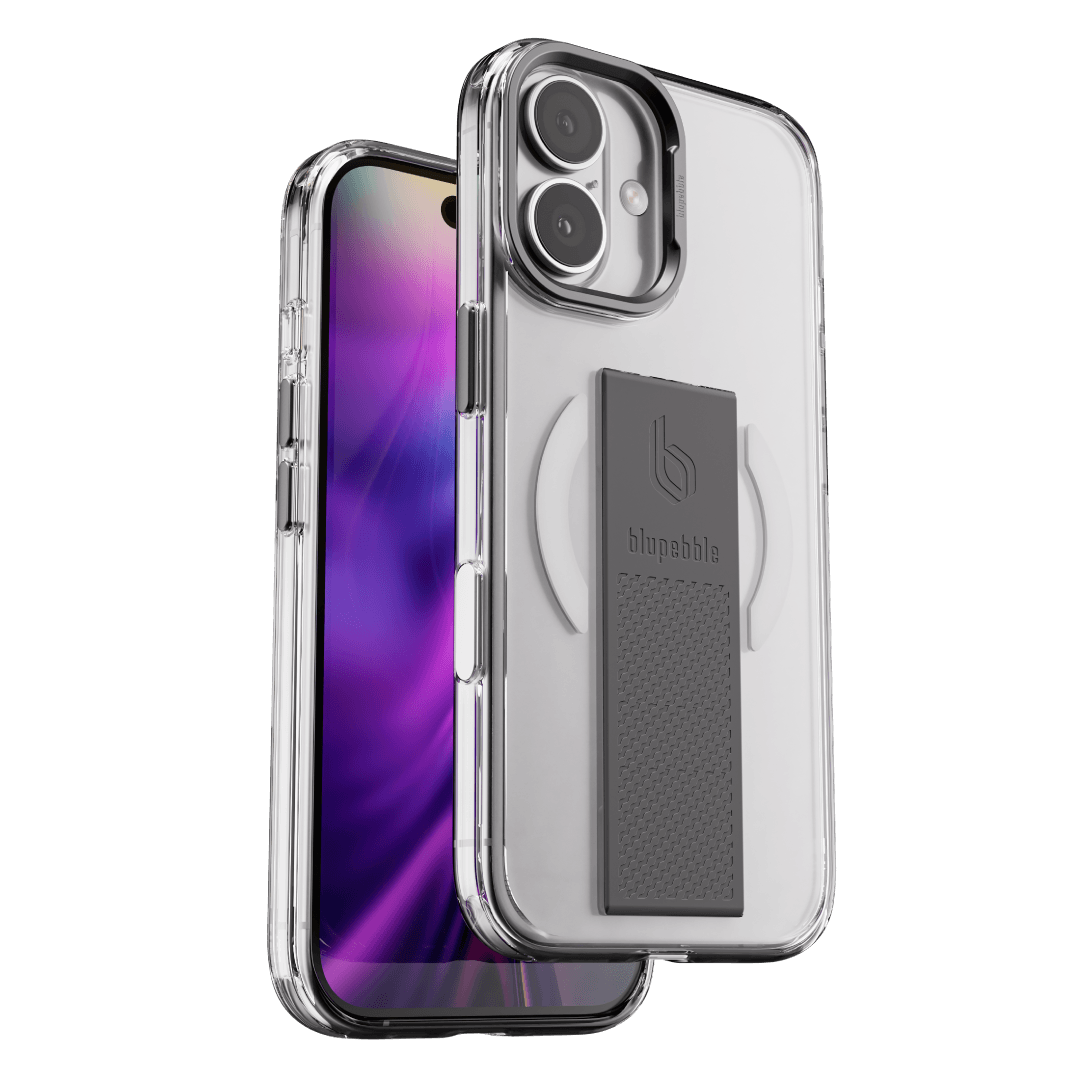 BLUPEBBLE IPHONE 17 GRIPFLEX CASE WITH MAGSAFE GRAY BP-IPGFLX17-GY