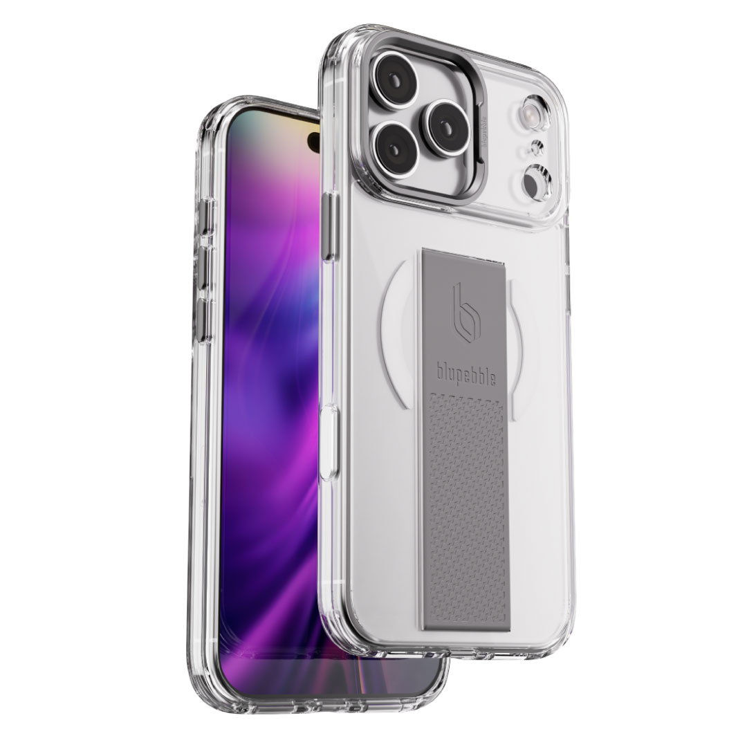 Blupebble GripFlex Case With MagSafe For iPhone 17 Pro Gray BP-IPGFLX17PRO-GY