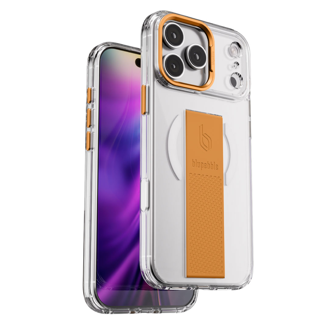 Blupebble GripFlex Case With MagSafe For iPhone 17 Pro Max Orange BP-IPGFLX17MAX-OR