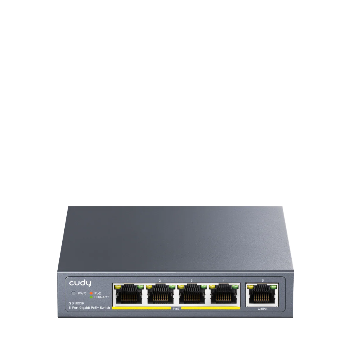 CUDY GS1005P 5 PORT GIGABIT ETHERNET UNMANAGED POE+ SWITCH GS1005P