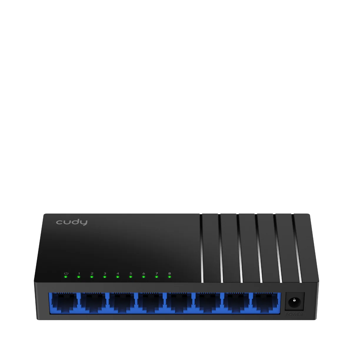 Cudy 8-Port Gigabit Network Switch (Black, GS108D) - High-Speed Ethernet Connectivity