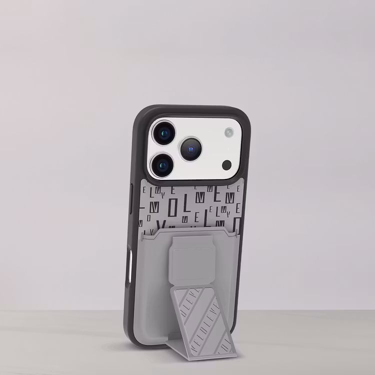 LEVELO MORPHIX IPHONE 17 PRO GRIPSTAND CASE WITH CARD HOLDER CLOUD GREY LVLMRPGCIP17PCGY thumbnail 8