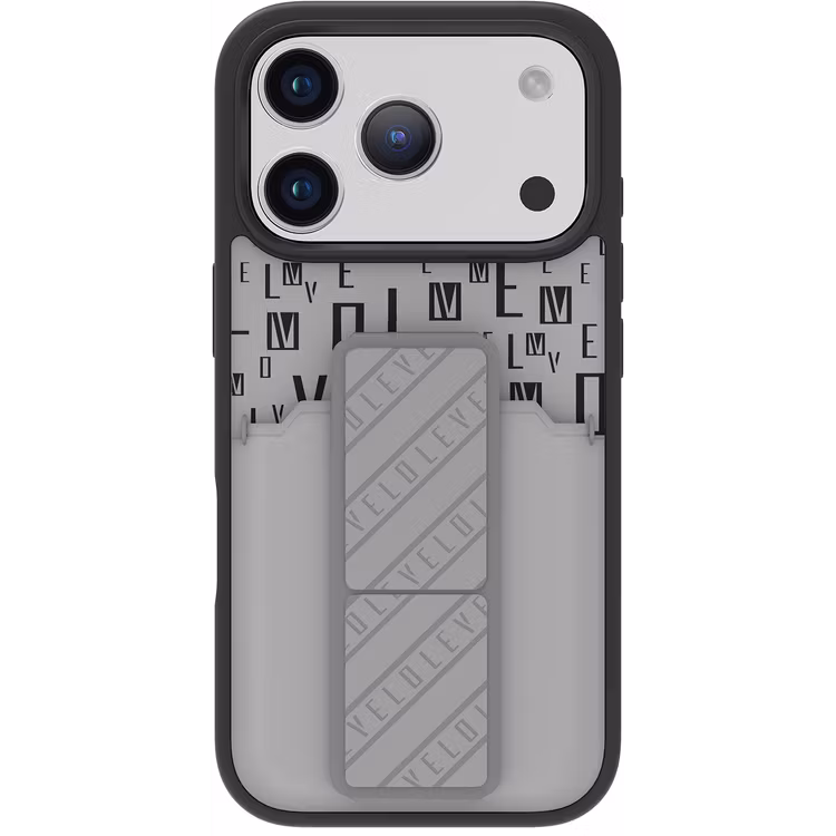LEVELO MORPHIX IPHONE 17 PRO GRIPSTAND CASE WITH CARD HOLDER CLOUD GREY LVLMRPGCIP17PCGY thumbnail 5