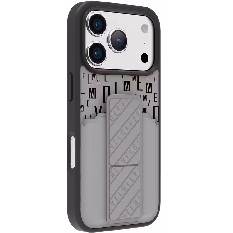 LEVELO MORPHIX IPHONE 17 PRO GRIPSTAND CASE WITH CARD HOLDER CLOUD GREY LVLMRPGCIP17PCGY thumbnail 2