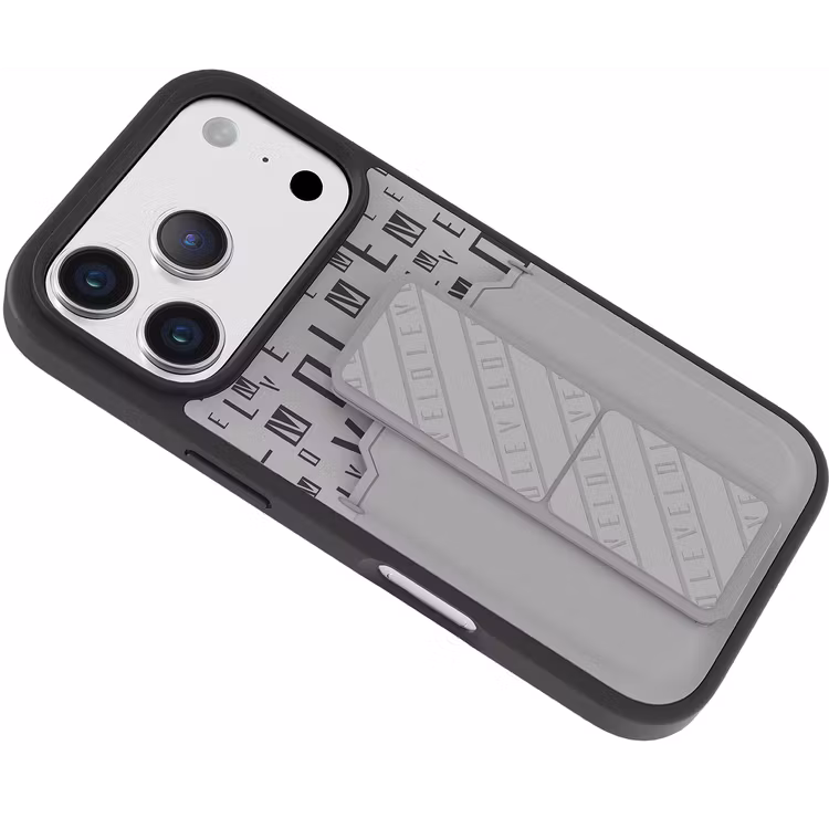 LEVELO MORPHIX IPHONE 17 PRO GRIPSTAND CASE WITH CARD HOLDER CLOUD GREY LVLMRPGCIP17PCGY thumbnail 7
