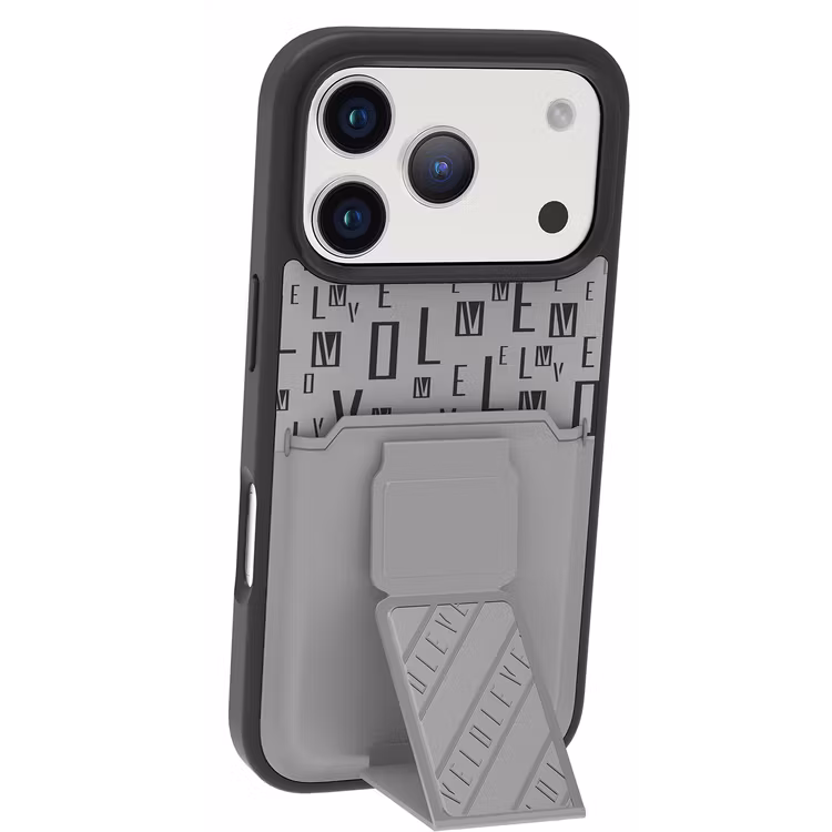 LEVELO MORPHIX IPHONE 17 PRO GRIPSTAND CASE WITH CARD HOLDER CLOUD GREY LVLMRPGCIP17PCGY thumbnail 4