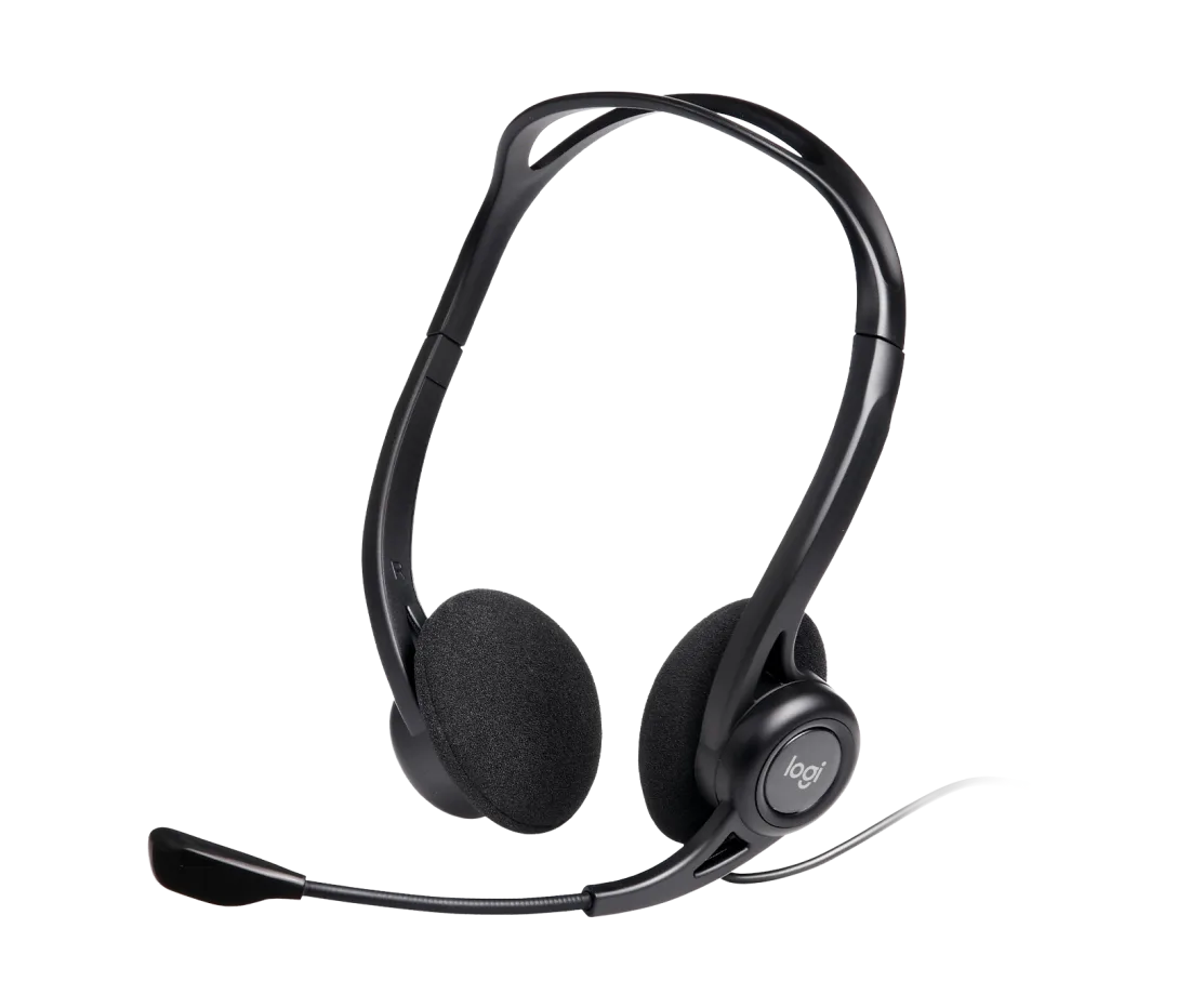 LOGITECH 960 USB STEREO HEADSET BLACK 981-000100