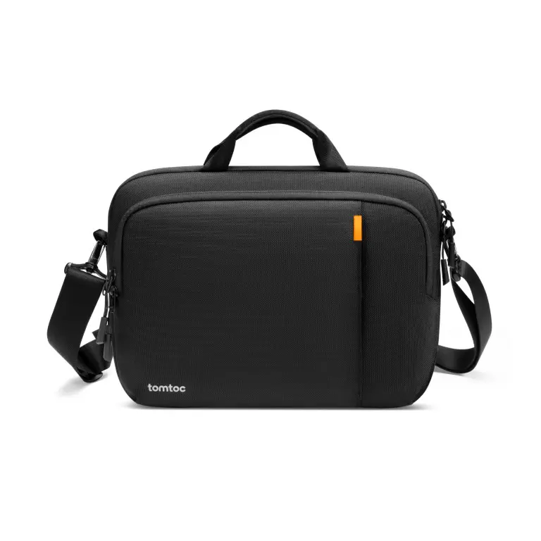 TOMTOC DEFENDER A30 13.5-14 INCH LAPTOP SHOULDER BAG BLACK A30D2D1