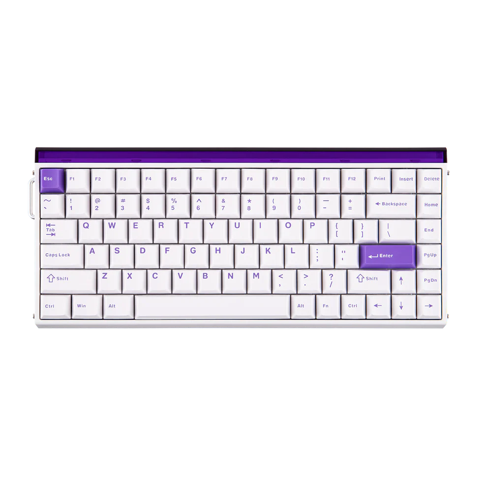 AULA 84 KEYS RGB 75% WIRED MECHANICAL GAMING KEYBOARD JADE KING MAGNETIC SWITCH PURPLE GRADIENT LIGH
