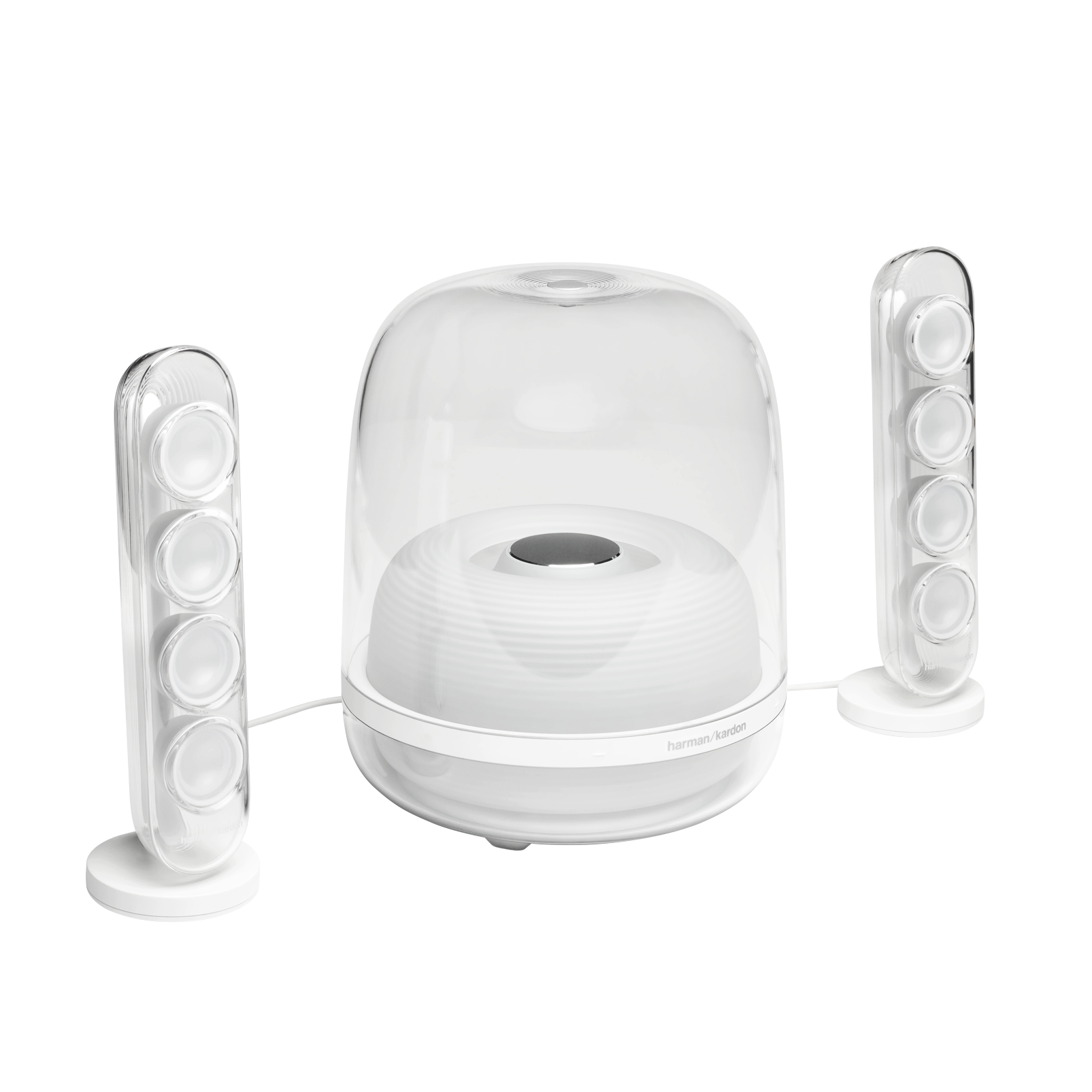 HARMAN KARDON SOUND STICKS 4 BLUETOOTH WIRELESS 2.1 SPEAKER WHITE