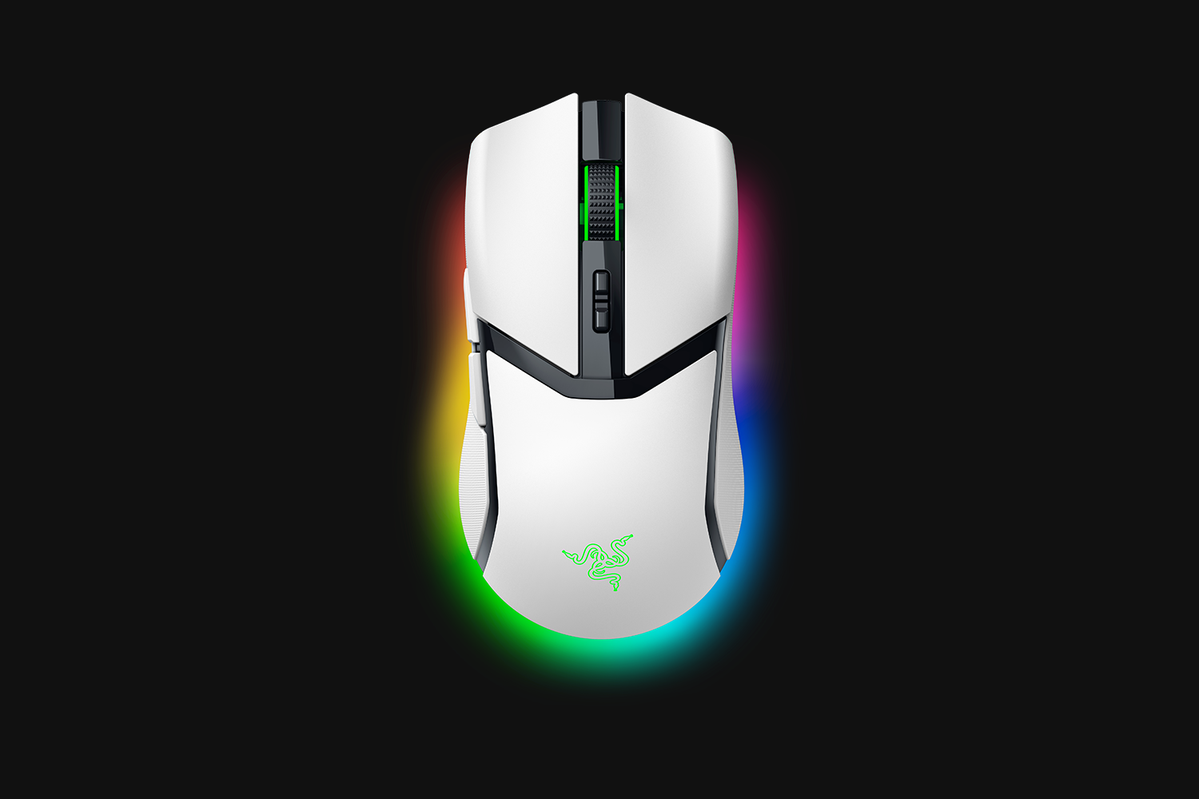 Razer Cobra Pro Wireless Gaming Mouse (White Edition, RZ01-04660200-R3G1) - High-Performance Precision and Customization