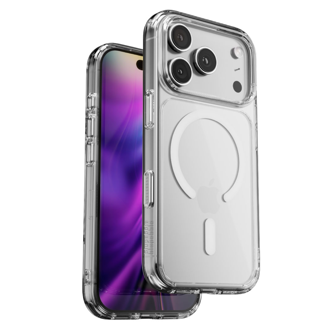 Blupebble Hybrid Mag Case with MagSafe for iPhone 17 Pro Max - Clear