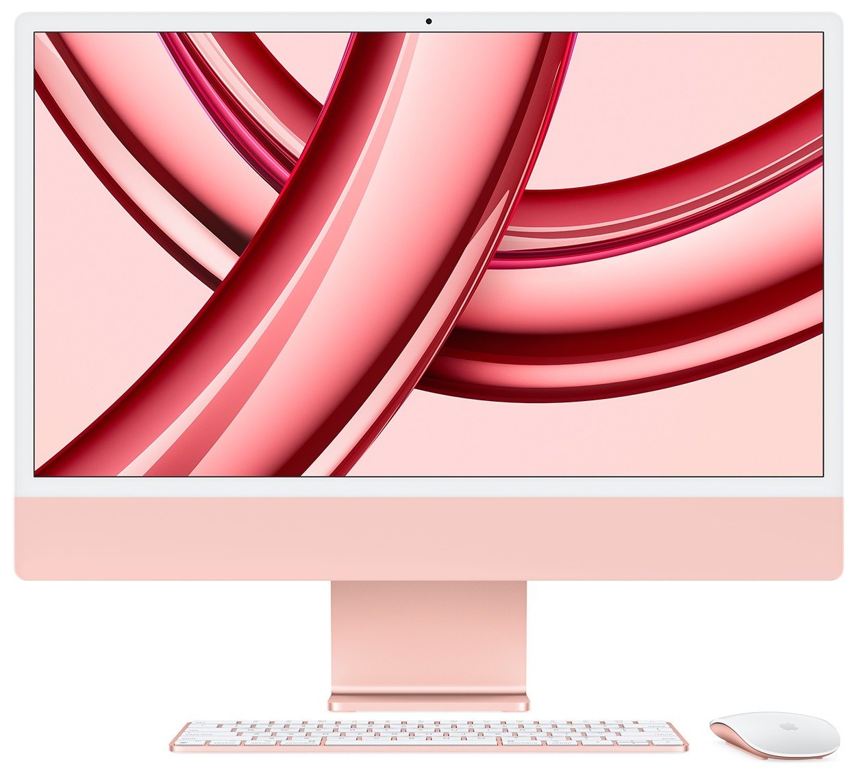 Apple iMac 24-inch M3 Chip, Retina 4.5K Display, 8-core CPU, 10-core GPU, 8GB RAM, 512GB Storage in Pink Arabic MQRU3